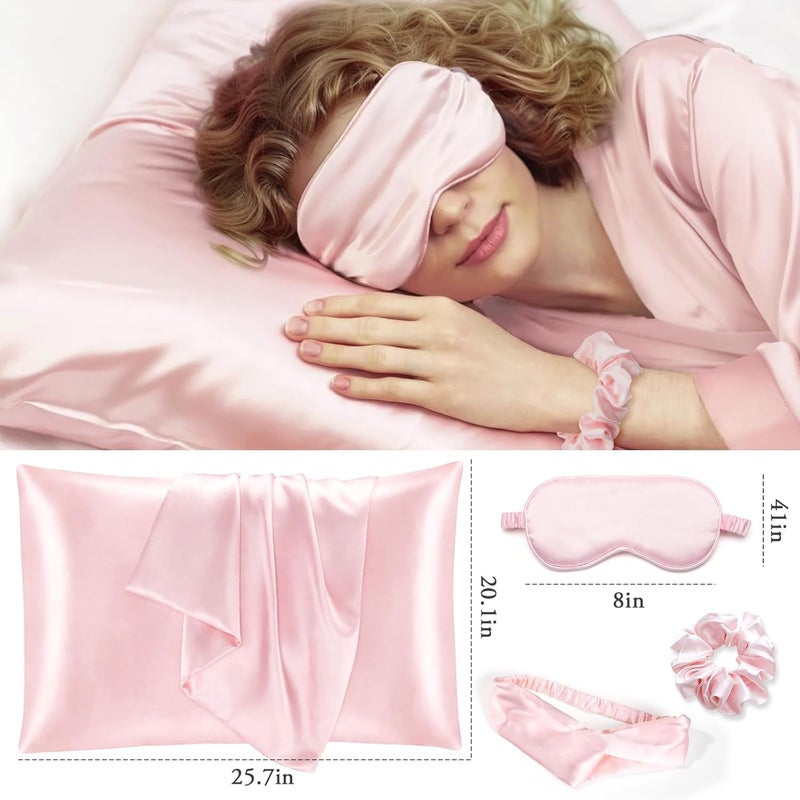 Golray Gifts for Teen Girls Kids -13 Pcs Teenage Girl Basket with Satin Pillowcase/Spa Robe/Journal/Mug, Christmas Birthday Gifts Set for Women Daughter Sister Tween Toy Age 10 11 12 14-18 - Image 4